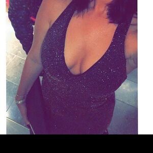 Black and gold sparkly Mardi Gras formal gown